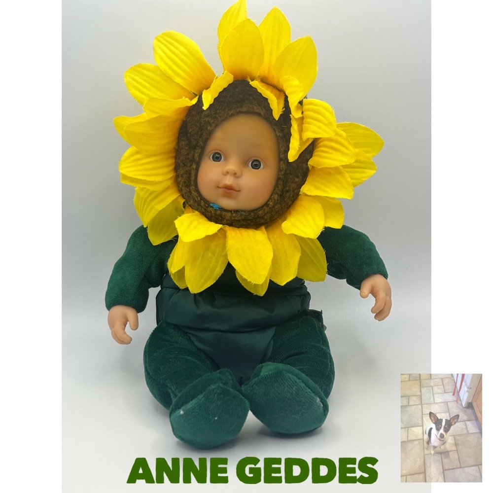 Vintage Anne Geddes Sunflower Baby Doll